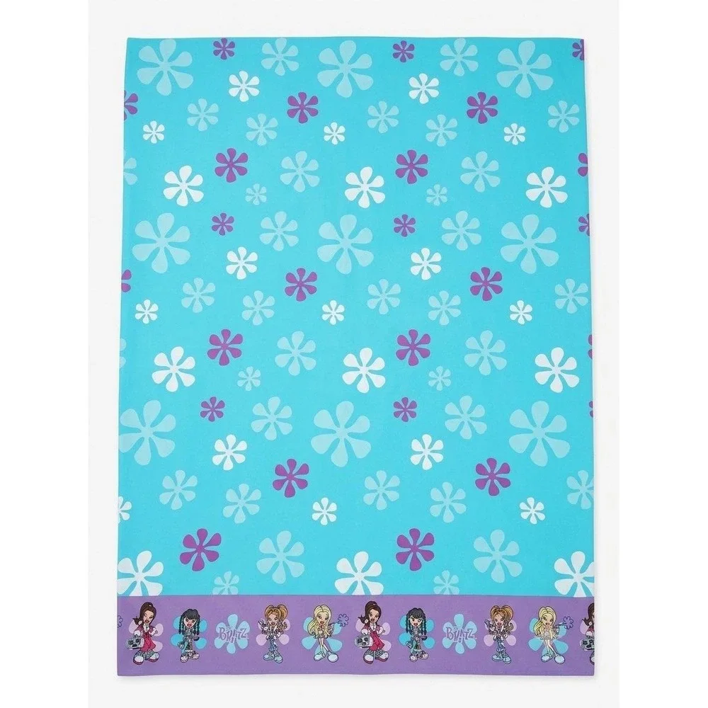 Vintage BRATZ Full Flat And Fitted Bed Sheet Set Jasmin Cloe Jade Sasha